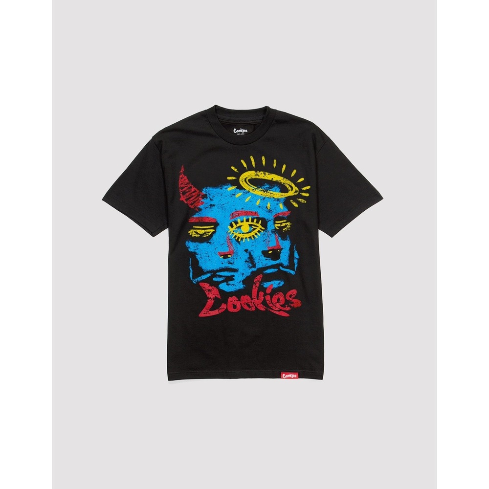 NWT Berner Cookies SF Clothing Good and Bad Black Tee Men's S Skate Street